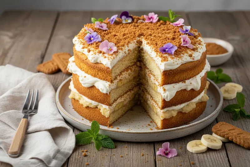 Banoffee-täytekakku