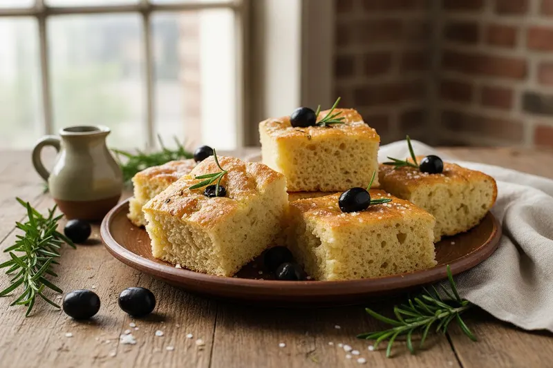 Focaccia ilman vaivaamista