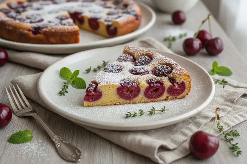 Klassinen kirsikka-clafoutis
