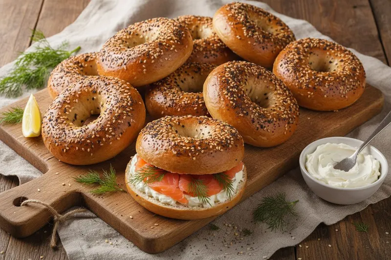 Kotitekoiset New Yorkin bagelit