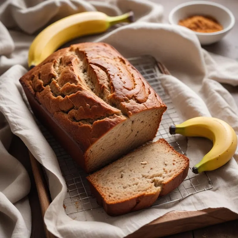 Maustettu banaanileipä