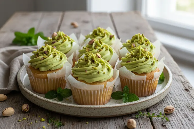 Pistaasikreemimuffinit