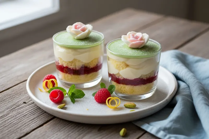 Prinsessakakku lasissa