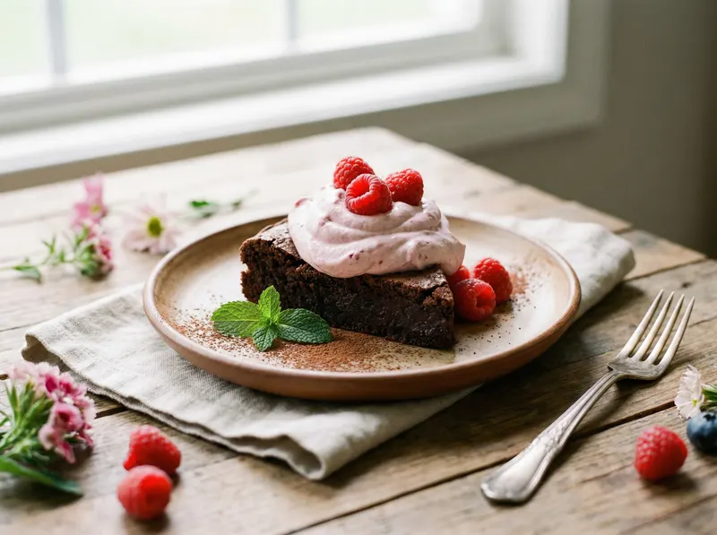 Brownie marjavaahdolla