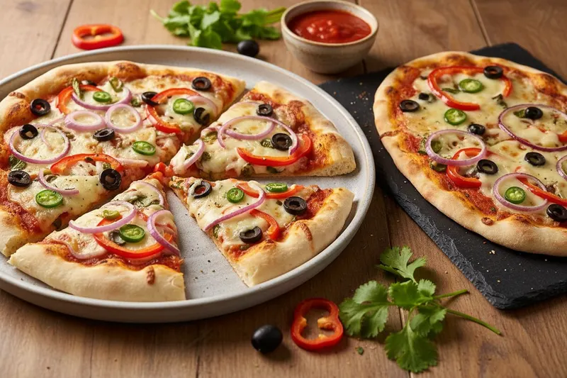 Tandoori-naanpizza