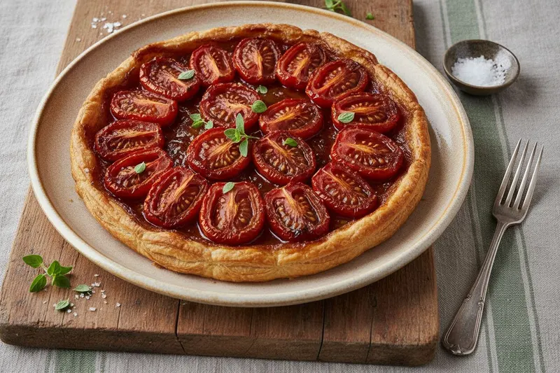 Tomaatti Tarte Tatin – Provencelaisittain
